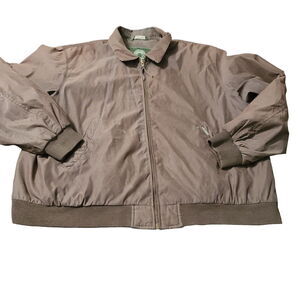 Weatherproof Garment Company Mens Jacket Brown Size XL Zip Closure Pocket